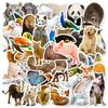 50 Animal Cartoons Luggage Stickers Waterproof Graffiti Stickers Scooter Computer Tablet Cartoons Decorative Stickers