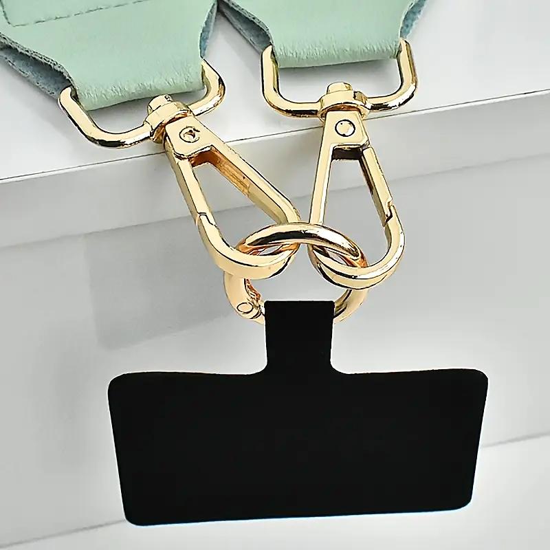 105-145cm Solid Color Adjustable With Coin Purse Practical Printed Pattern Card Holder Wallet Multi-Function Multi-Color