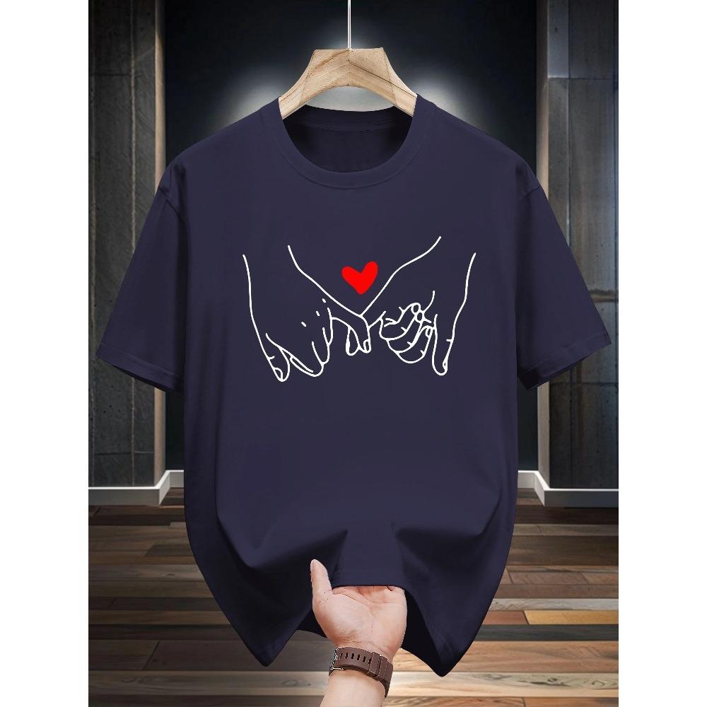 Short Sleeve T-Shirt Casual Round Neck Breathable Summer Casual Attire Suitable for Summer Events Minimalis