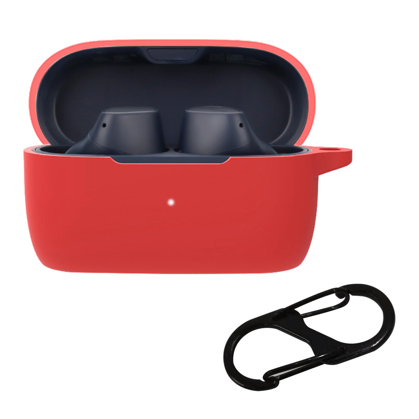 

Совместимость с чехлом для наушников Jabra-Elite 3. Силиконовый защитный чехол. Ударопрочный корпус с защитой от пыли. Моющийся корпус. красный