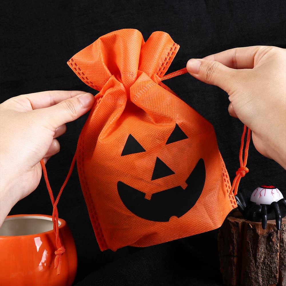 Packaging Coin Purse Pumpkin Gift Bag Jewelry Organizer Drawstring Storage Pouch  Halloween