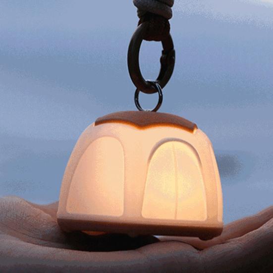 Night Light Lamp Small Lightweight Handbag Light Tent Design Portable Silicone USB-C Rechargeable Camping Night