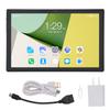 10.1 Inch Tablet for Android 12 8 Core CPU 8GB RAM 256GB ROM 5G WIFI 1960x1080 FHD 4G Calling Tablet 100‑240V Purple US