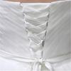 Satined Bridal Ribbon Strap Adjustable Waist Ties Lace Up Ribbon Tie For Wedding Gown Customization Dress Decoration 2PCS