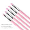 5 Stücke Silikon Nagelbürste Schnitzen Prägen Hohlgel Gestaltung Rosa Nail art Skulptur Stift Zeichenbürsten