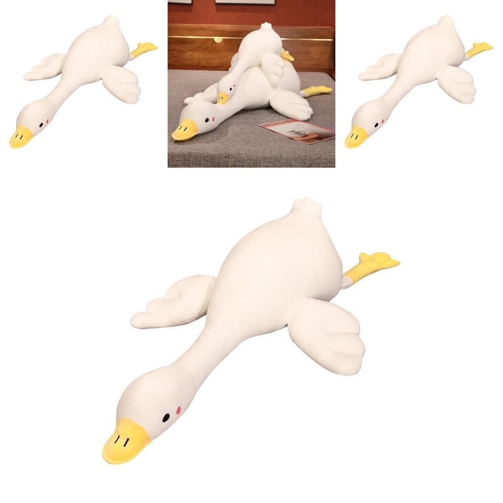 Cute And Adorable White Goose Plush Toy Perfect Birthday Gift!