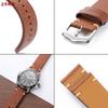 Calfskin Genuine Leather Watchbands Handmade Stitching Cowhide Watch Band for Seiko 20mm 22mm Vintage Brown Smartwatch Strap