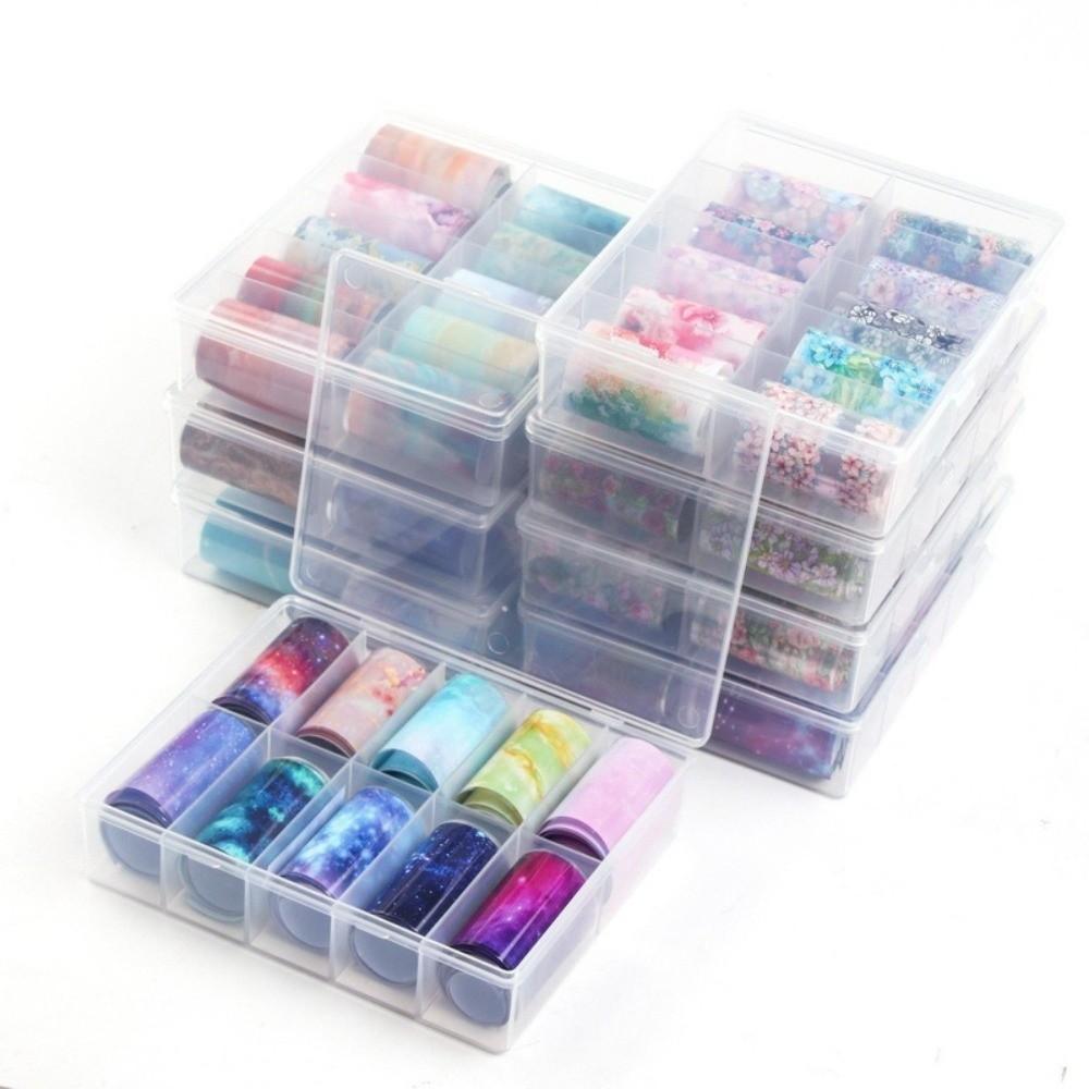 Flower Nail Foils The Starry Sky Nail Art Stickers Professional Nail Stickers  Manicure DIY