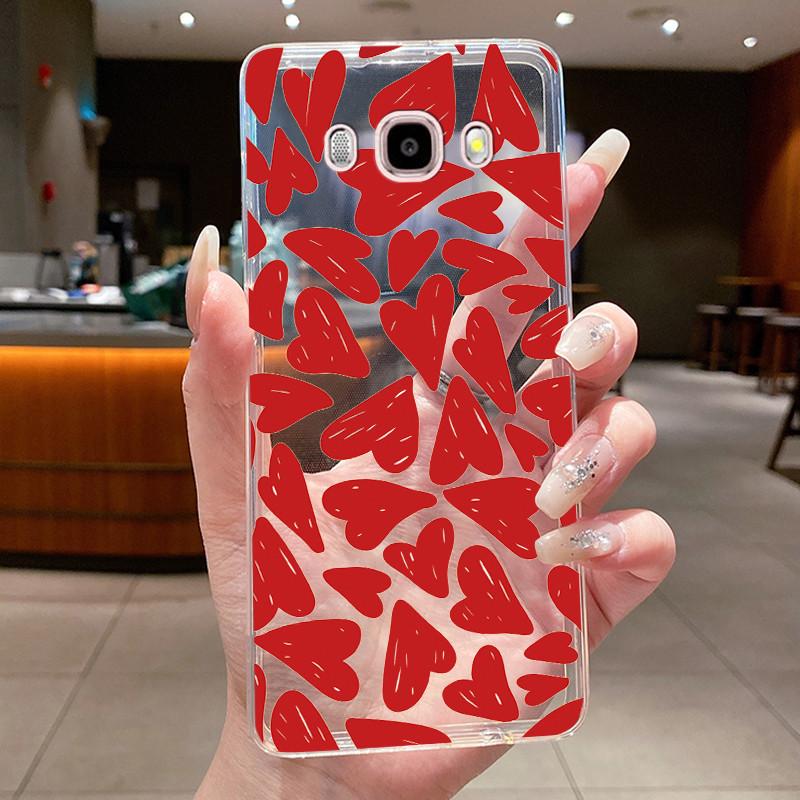 Casing For Samsung Galaxy J5 (2016) SM-J510F / J7 (2016) SM-J710F Soft Cover Luxury Dragon Cute Cool Boys Girls Transparent Case