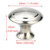 KAK 4" ~ 24'' Stainless Steel Kitchen Handles Diameter 12mm Cabinet Door Straight Handle T Bar Pulls Knobs Furniture Hardware