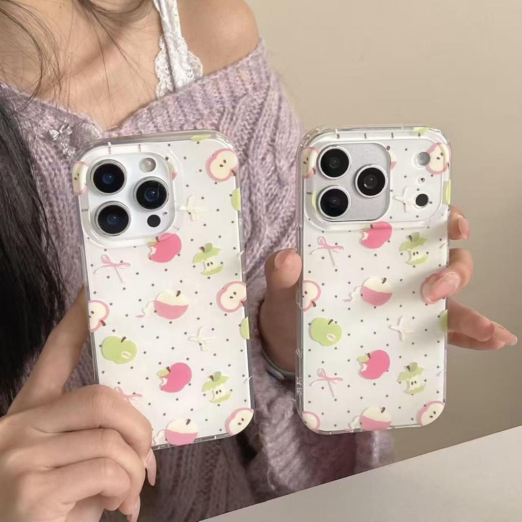 Zweischichtige IMD-Handyhülle für iPhone 17 Pro Max - Apple Star Fresh Style für Mädchen