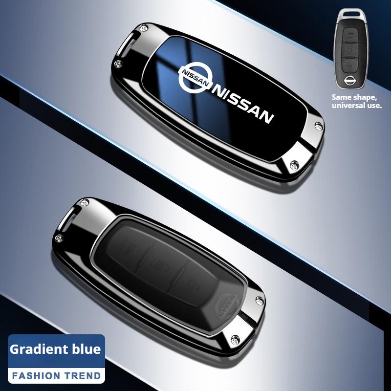 Zinklegering Leer Auto Sleutelhoesje Nissan Qashqai Juke X-Trail Patrol Note Leaf Altima Maxima Murano Tiida Teana Rogue Sentra