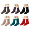 1 Pair Cashmere Socks Slipper Socks with Non-Slip Dots Winter Thick Home Sleep Socks for Women And Elderly