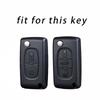 Silicone Key Case for Peugeot 206 208 207 308 RCZ 408 407 307 206 for Citroen C4 C5 C3 C2 C4L DS3 DS4 Xsara Picasso Key Cover