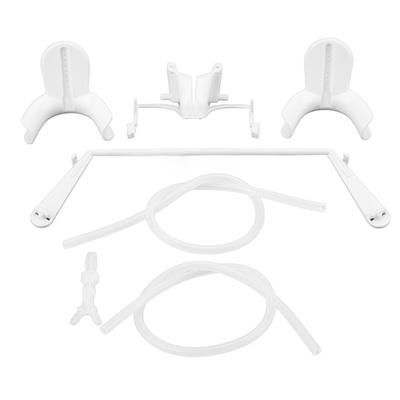 Dental Mouth Opener Professional Autoclavable Adjustable Teeth Cheek Retractor with Saliva Tube for