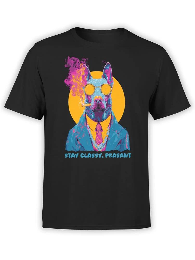 Classy Peasant Dog Tshirt Unisex S