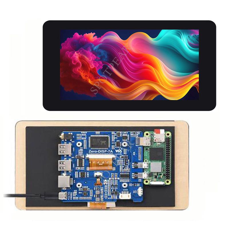 7-inch All-in-One Tablet: Raspberry Pi Zero & Banana Pi Zero with RJ45, USB HUB, and Speaker