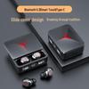 Private Model M90 True Wireless Bluetooth Sport Earbuds with Digital Display and Sliding Cover