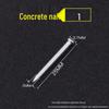 Concrete and Woodworking Nails: Round Steel and Iron Nails for Walls and Picture Frames.