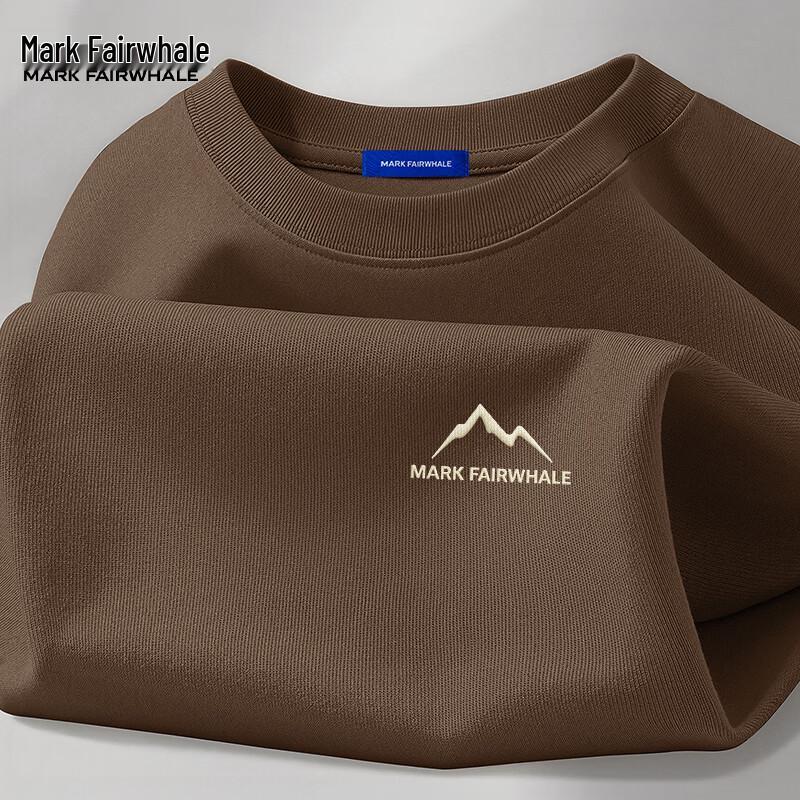 Mark Fairwhale Men's Heavyweight Pure Cotton Long-Sleeve T-Shirt