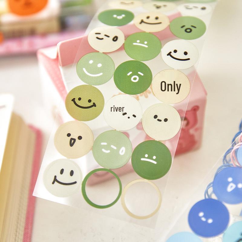 Dudu Mai Cute Smiley Face Dumpling Stickers for Creative Decoration