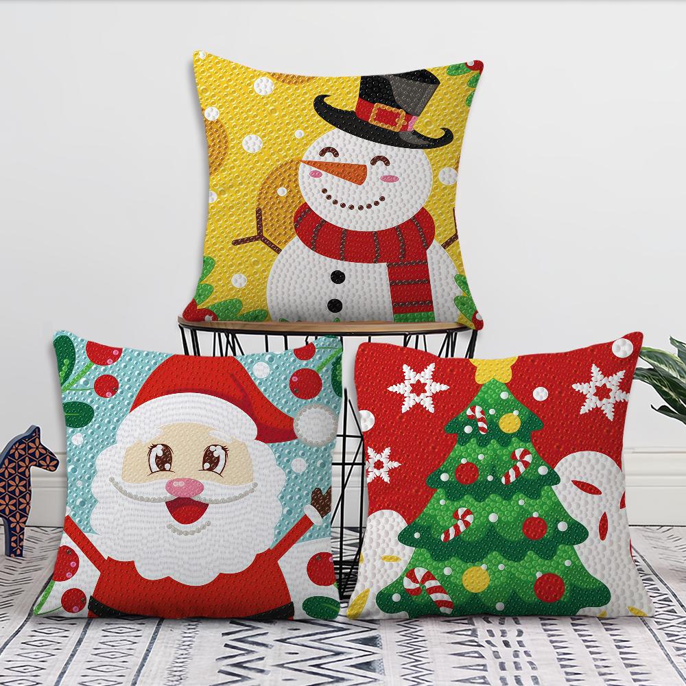 Christmas Nutcracker Cushion Cover Best Home Office Coffee Pillow Sofa Printing Decoration Room Shop Car Nordic Simplicity Hit