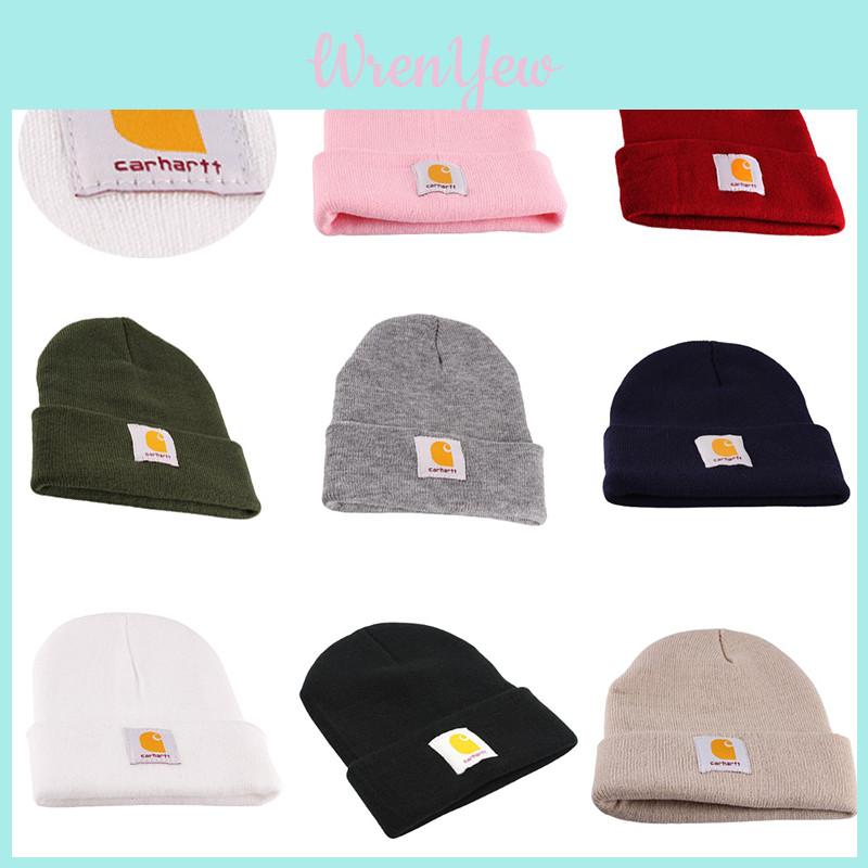 Carhartt Xmas Gift Knitted Hat Beanie Women Men Winter Cap Warm Acrylic
