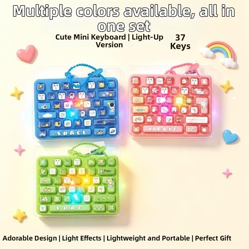 Animals Fingertip Button Keyring Cartoon Keyboard Clicker Keychain  Office Use
