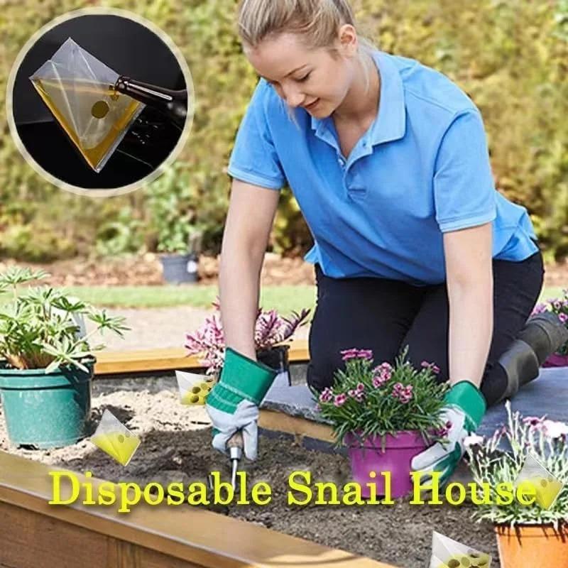 40/1pcs Garden Snails Slugs Traps Snail Controllers Snail Cages Insect Traps Household Garden Disposable Snail Trap Catcher Bags