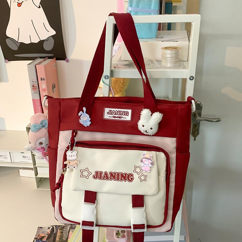 School bag Children's elementary school students Girls Junior high school students High school two-piece set Backpack