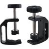 Universal C-clamp, 2pcs Aluminum Alloy Universal C Table Desk Clamp With 1/4 And 3/8 Thread Hole