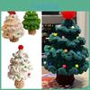 Handmade Diy Knitting Material Kit For Christmas Tree With Santa Claus Perfect Gift For Christmas Celebration