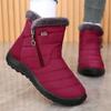 Snow Women's Boots Comfortable Men's Boots Waterproof Women's Shoes Zipper Shoes Couple Soft Fur Women's Winter Boots