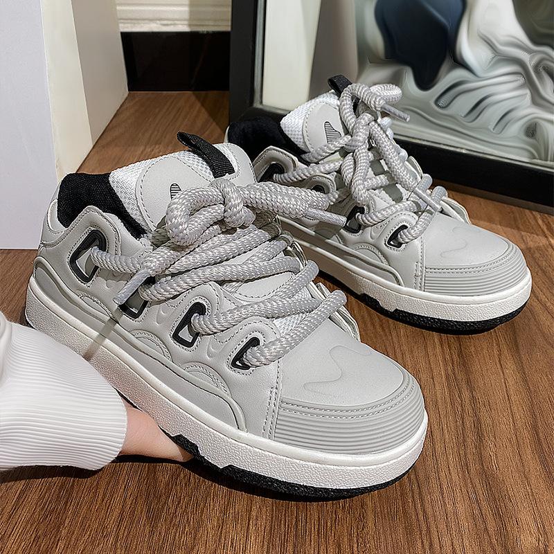 Luxuriöse Neue Klassische Dicksohlige Erhöhte Outdoor-Laufschuhe für Herren und Damen, Frühling und Herbst Paar Freizeit-Board-Schuhe