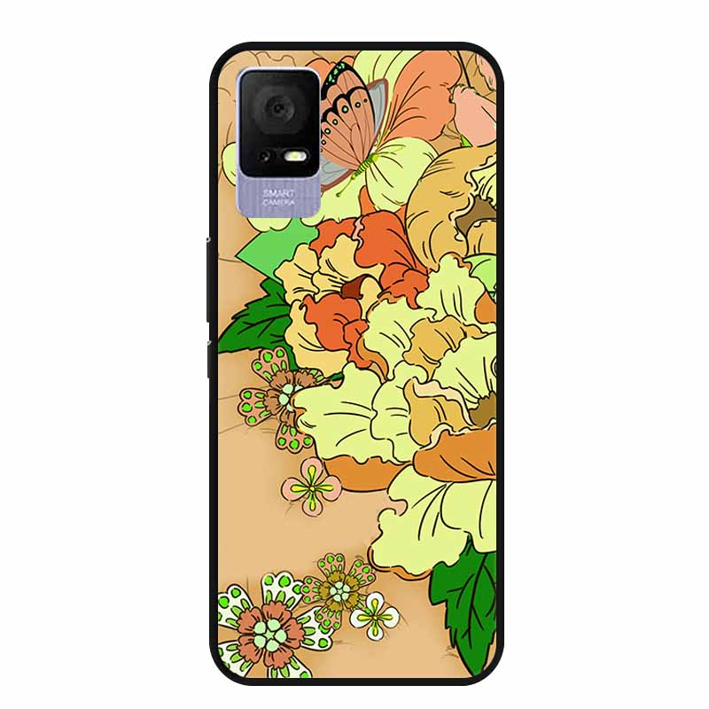 For TCL Ion V Case IonX Painted Cat Soft TPU Black Silicone Phone Cases for TCL Ion X Cover Fundas IonV Coques for TCLIonX Bags