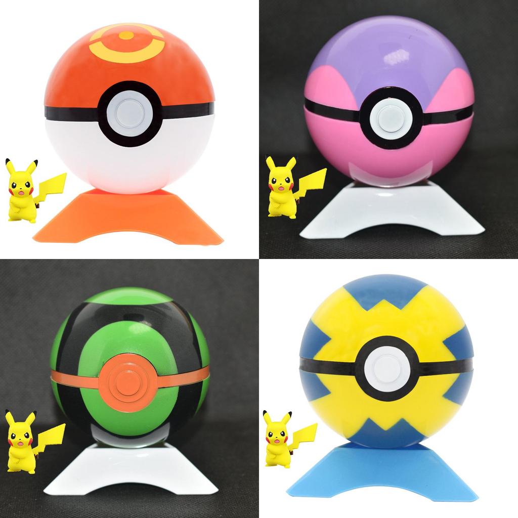 Classic Design Pokemon Pokeball 7cm Toy Ball And Pikachu Monster Figures Gift
