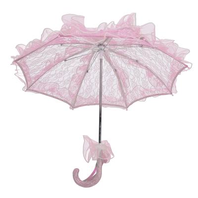 Ombrello Parasole in Pizzo Fatto a Mano Matrimonio Sposa Ombrello di Pizzo Elegante Decorativo
