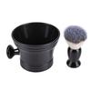 Shaving Brush and Soap Bowl Soft Nylon Brush Beard Shaving Tools Set for Home Salon Use 2 Piece Set