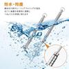 Titanium toothpick portable assembled mini detachable lightweight rust-resistant fruit pick case (detachable 73mm-titanium gray) washable reusable EDC