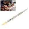 2 pcs Double Head Leather Edge Dye Pen For Leather Craft DIY Glossy Rolling Leather Craft Printing Pen Oil Paint Printing