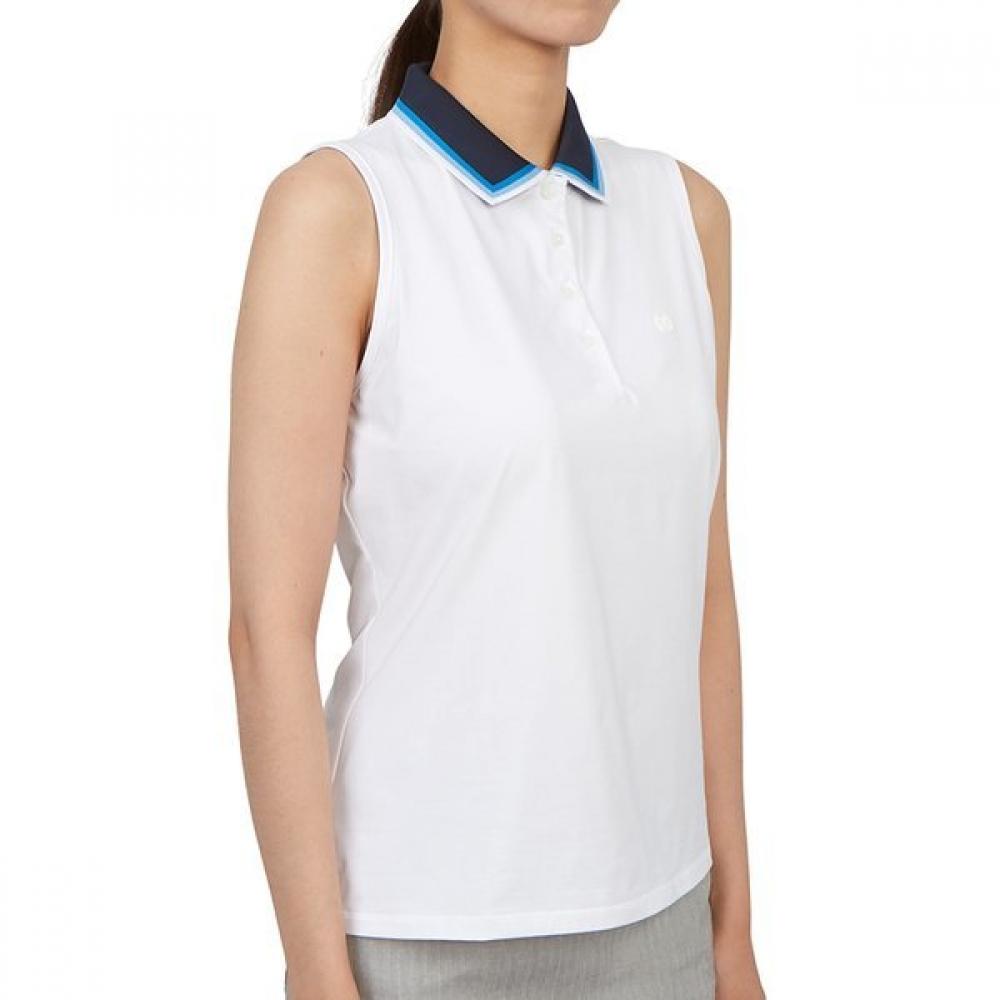 Zipore Golfwear Damen S Kragen Ärmelloses T-Shirt g4lS23k860d Sno