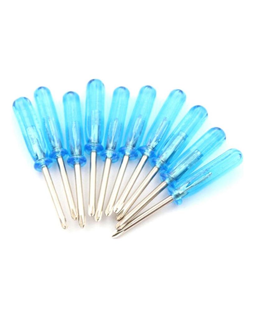 10-teiliges Reparaturwerkzeug-Set für Zuhause, kleiner magnetischer Präzisions-Flachkopf-/Phillips-Schraubendreher