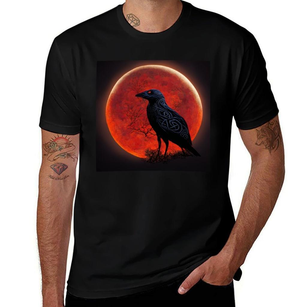 Celtic Raven TShirt Casual Holiday Short Sleeve Tee