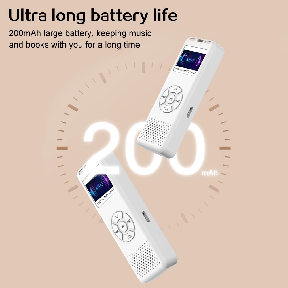 Mini Digital Voice Recorder HiFi Sound Quality FM Mini Radio MP3 Player Convenient Audio Sound Recorder
