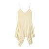 European and American style, new women's clothing, foreign style, asymmetrical thin shoulder strap dress 3641392