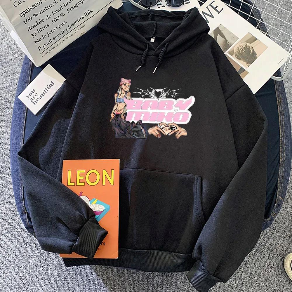 

Singer Young Miko BabyMiko Hoodies Hip Hop Graphic Printing Sweatshirt Women/Men Clothing Sudaderas Para Mujer Streetwear Female 3XL