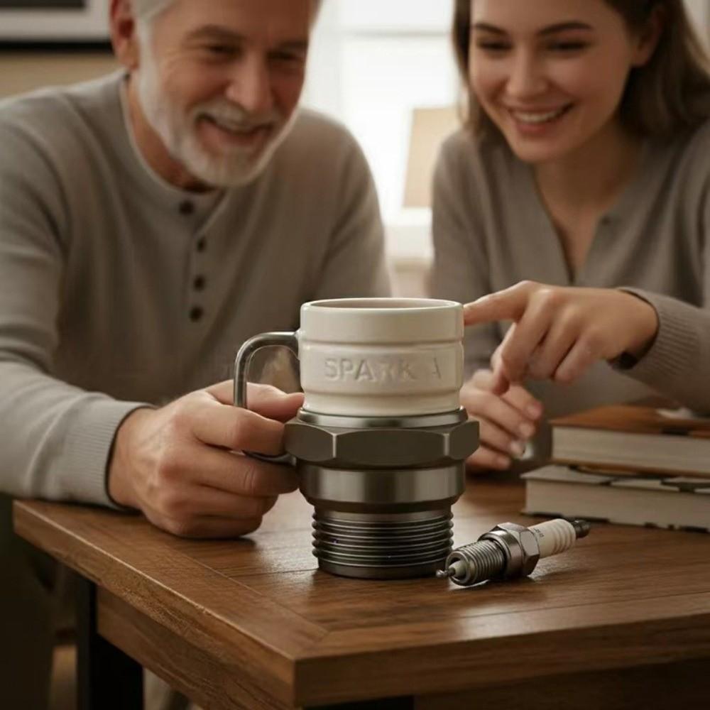 Einzigartige Zündkerzen-Tasse Automobil Automobil-Themen-Tasse Industrielle Kaffeetasse Kaffeetrinken