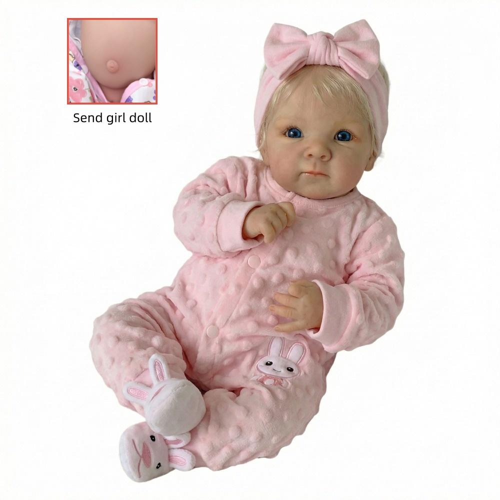 Lovely Reborn Babies Dolls Bettie Soft Full Vinyl or Cloth Body Optional Newborn Dolls So Truth Like Emulation Doll for Toddler Children Birthday Gift