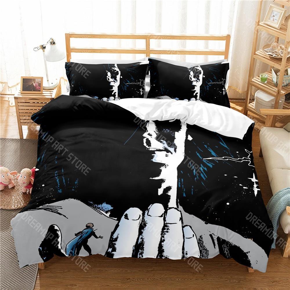 3D Printed S-Sandman Bedding Set for Boys Girls Duvet Cover And Pillowcase Included Twin Queen King Full Single Double Sizes