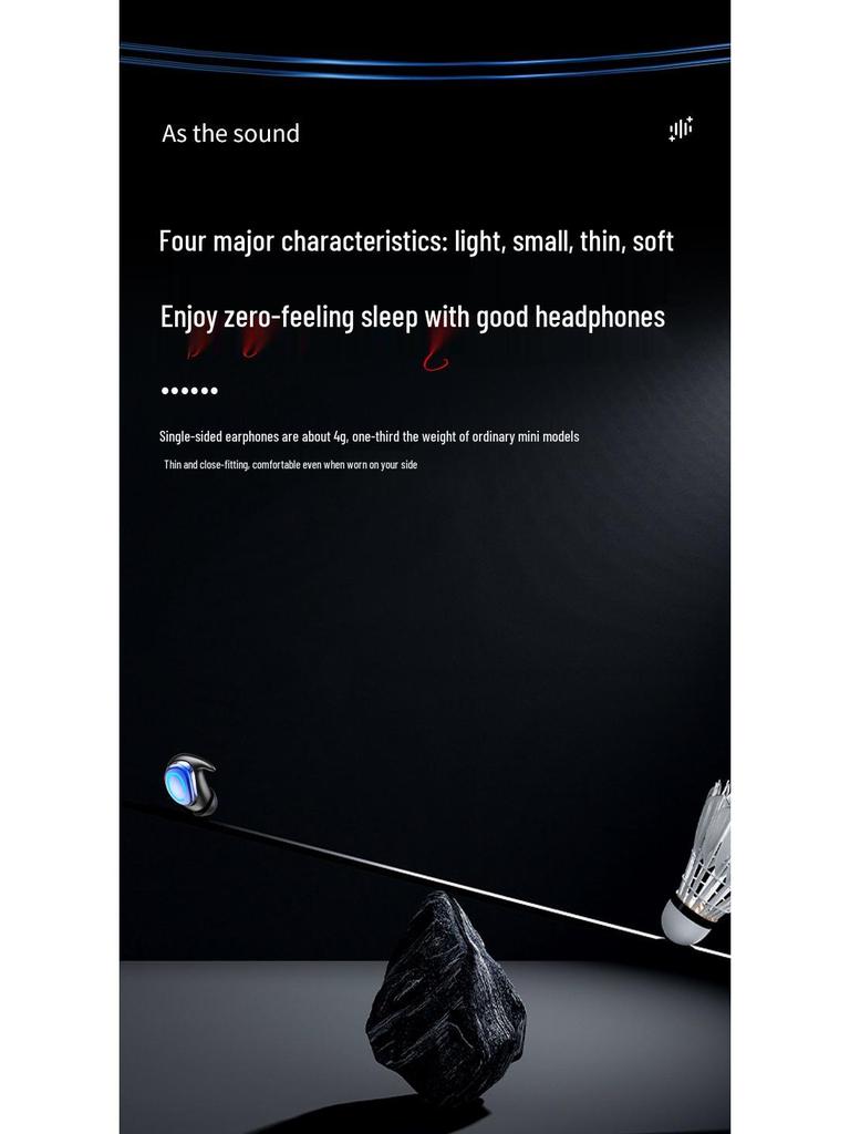 Q9 Wireless Bluetooth Sleep Earbuds - Mini Sport Invisible In-ear Earphones